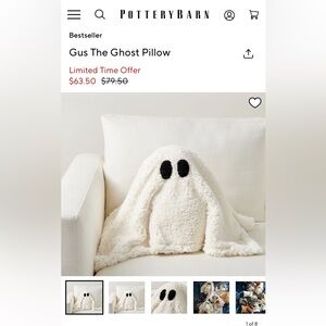Cozy Ghost Plush Blanket